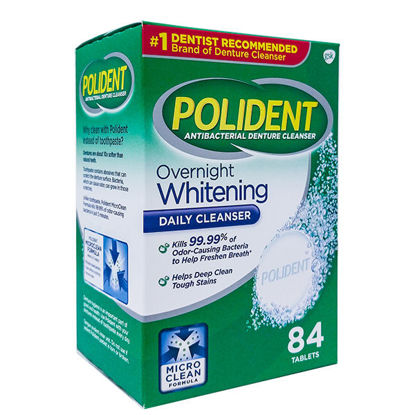 Picture of Polident overnight tablets 84 ct.