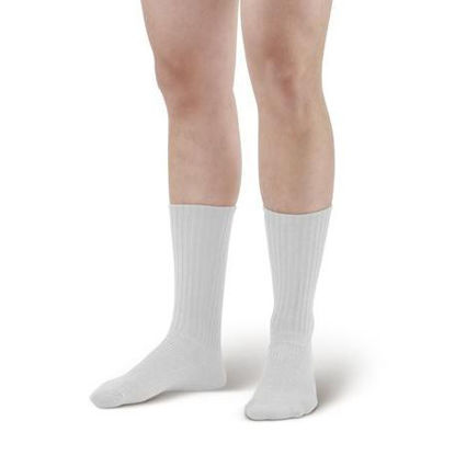 Picture of Cotton diabetic socks white large/XL 1 pair