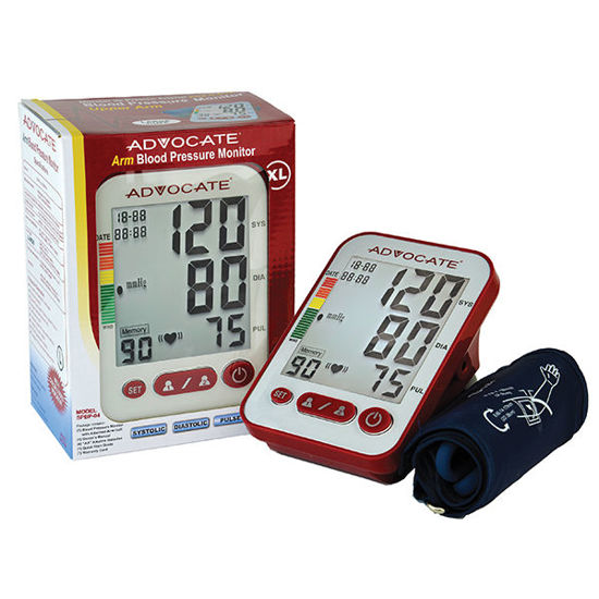 Picture of Advocate blood pressure monitor XL cuff circumference: 12.6 in. - 20.5 in.
