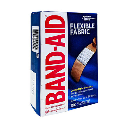 Picture of Band-Aid flexible fabric bandages 1 in. x 3 in. 100 ct.
