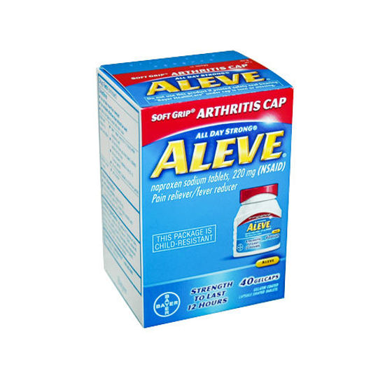 Picture of Aleve easy open cap 220mg gelcaps 40 ct.