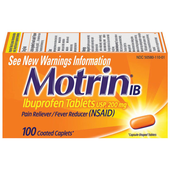 Picture of Motrin IB tablets 100 ct.