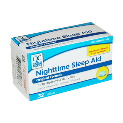 Picture of Sleep aid tablets -generic sominex- 32 ct.