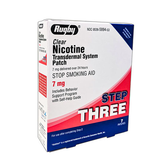Picture of Nicotine patch step 3 - 7mg - 7 ct.