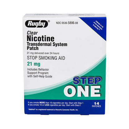 Picture of Nicotine patches step 1 - 21mg 14 ct.