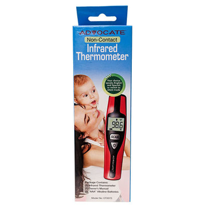 Picture of Advocate non-contact infrared thermometer speaks english/spanish