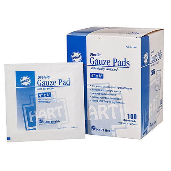 Picture of Gauze pads 4 in. x 4 in. 100 ct.