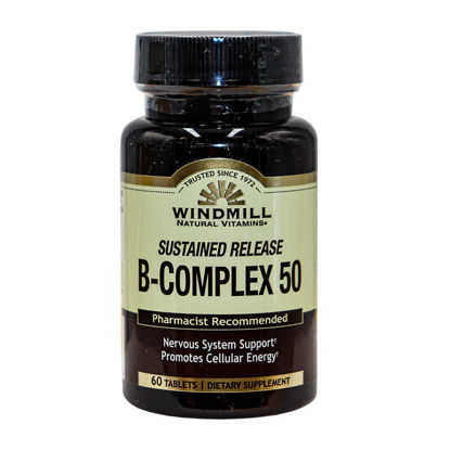Picture of Sustain Release B-Complex Tablets 60/Ct
