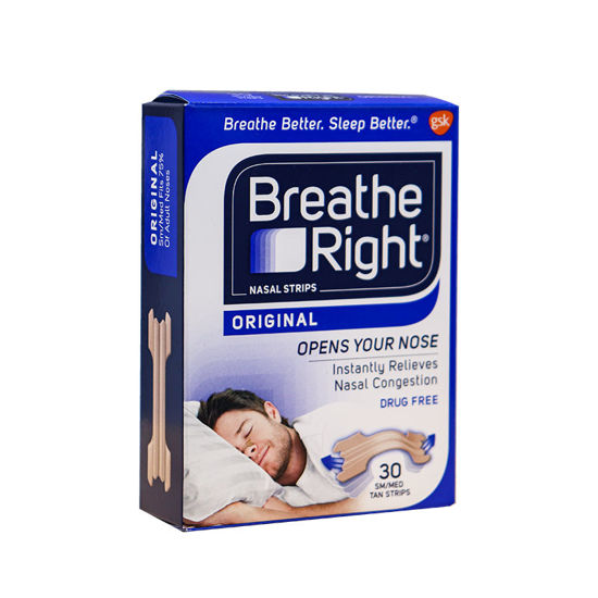 Picture of Breathe Right nasal strips small/medium 30 ct.